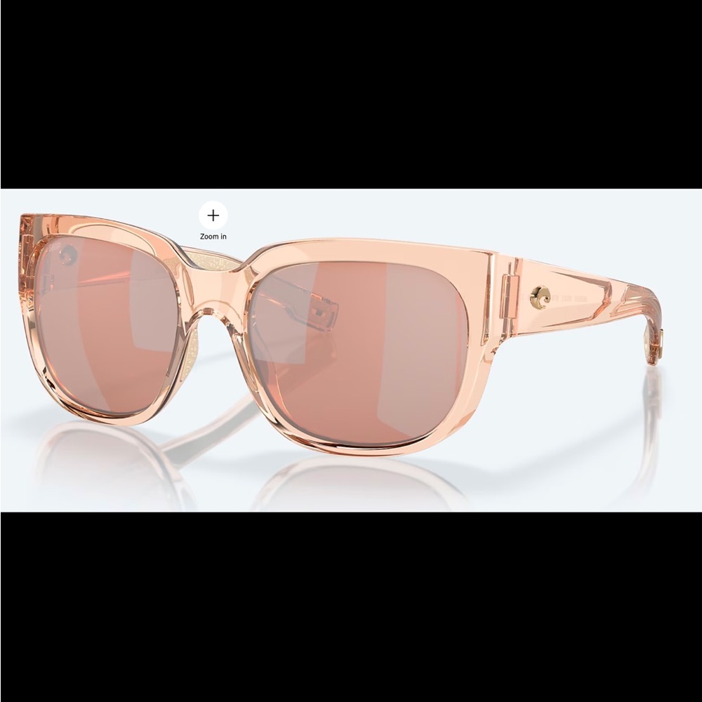 Costa Waterwoman Polarized Pink Sunglasses with Large Lenses NBW NWT